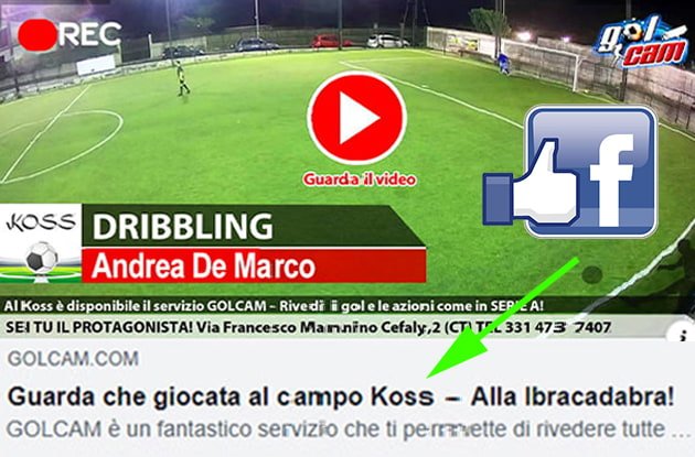 Condivisione su Facebook